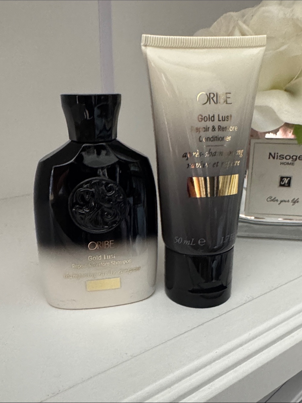 Oribe Gold Lust Repair & Restore Hair Care Duo – Travel Size